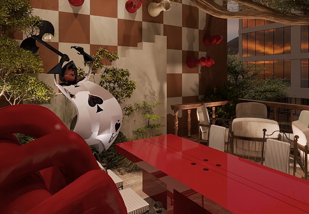 Flush Coffee: Nơi Alice in Wonderland được kể lại bằng ngôn ngữ kiến trúc 5 image 2 e1760602170372